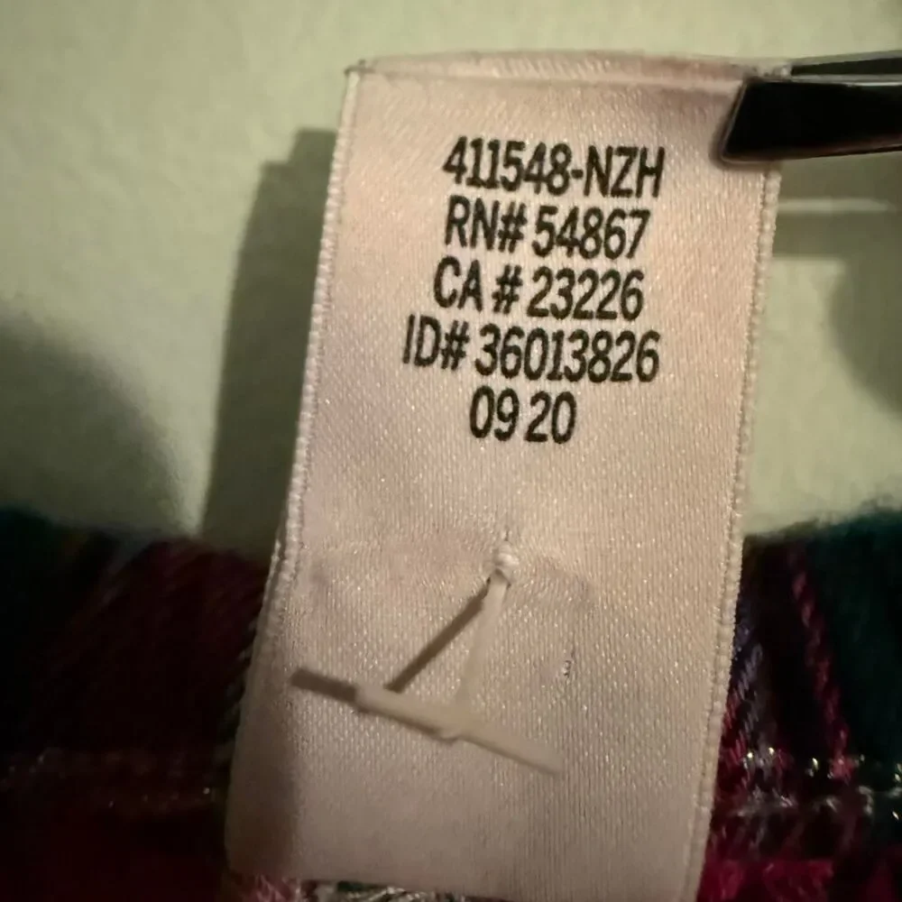 Victoria's Secret Pajamas Women M Pink Plaid Fla Victoria's Secret Pajamas
